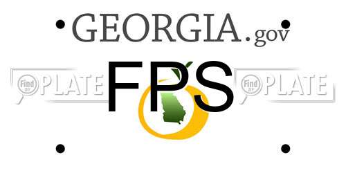 FPS Georgia License Plate