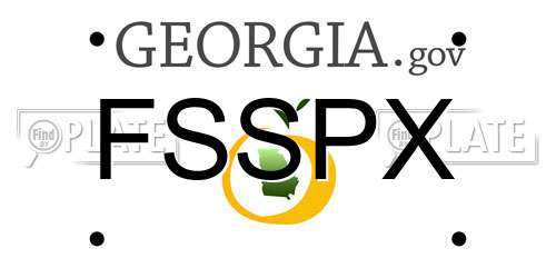 FSSPX Georgia License Plate