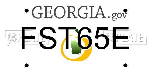 FST65E Georgia License Plate