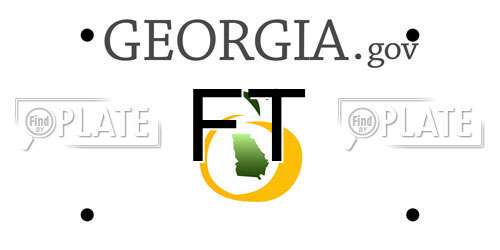 FT Georgia License Plate