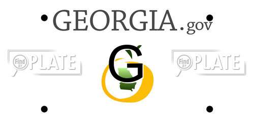 G Georgia License Plate