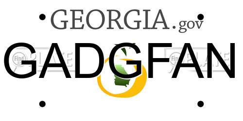 GADGFAN Georgia License Plate