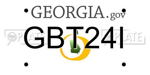 GBT24I Georgia License Plate