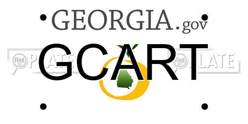 GCART Georgia License Plate