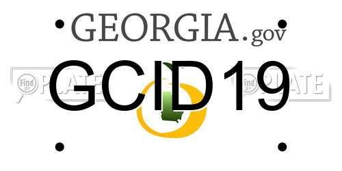GCID19 Georgia License Plate