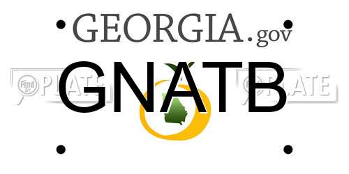 GNATB Georgia License Plate