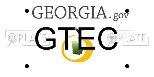 GTEC Georgia License Plate
