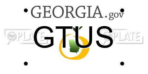 GTUS Georgia License Plate