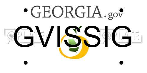 GVISSIG Georgia License Plate
