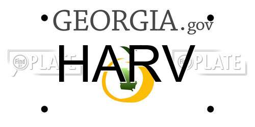 HARV Georgia License Plate