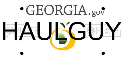 HAULGUY Georgia License Plate