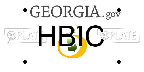 HBIC Georgia License Plate