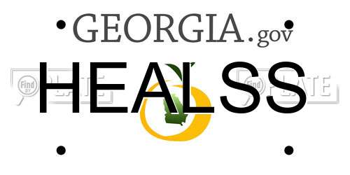 HEALSS Georgia License Plate