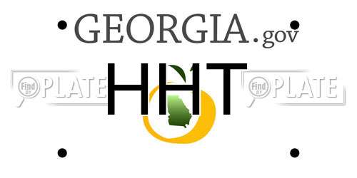 HHT Georgia License Plate