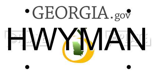 HWYMAN Georgia License Plate