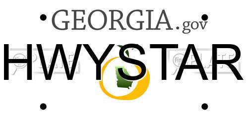 HWYSTAR Georgia License Plate