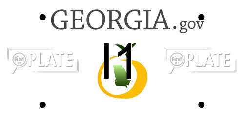 I1 Georgia License Plate