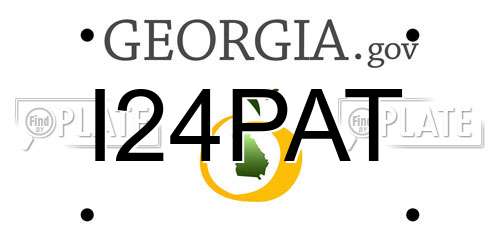 I24PAT Georgia License Plate