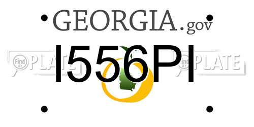I556PI Georgia License Plate