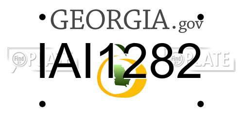 IAI1282 Georgia License Plate
