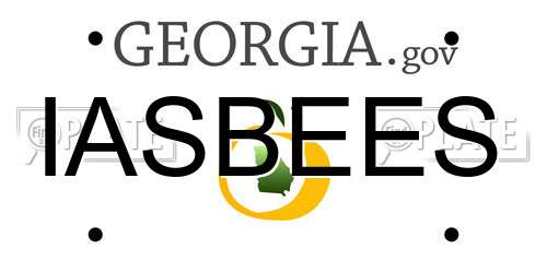IASBEES Georgia License Plate