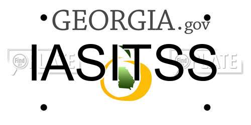 IASITSS Georgia License Plate