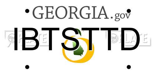 IBTSTTD Georgia License Plate