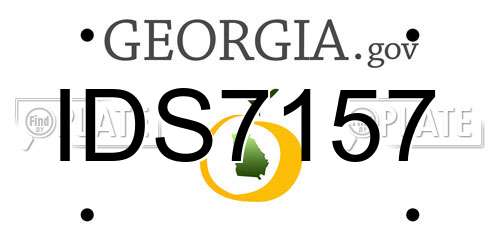 IDS7157 Georgia License Plate