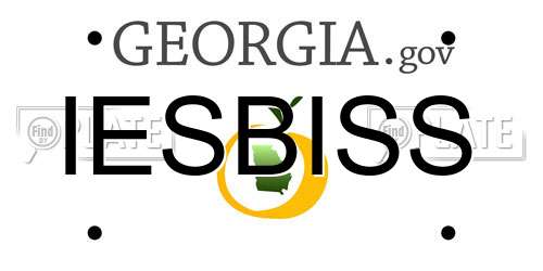 IESBISS Georgia License Plate