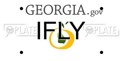 IFLY Georgia License Plate