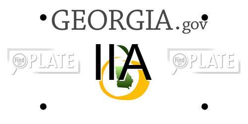 IIA Georgia License Plate