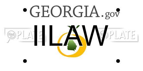 IILAW Georgia License Plate