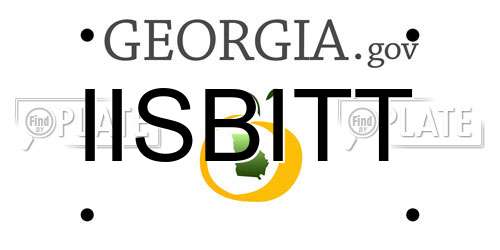 IISBITT Georgia License Plate