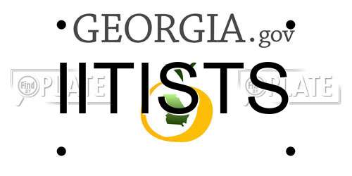 IITISTS Georgia License Plate