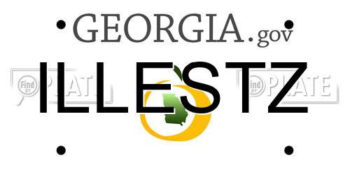 ILLESTZ Georgia License Plate