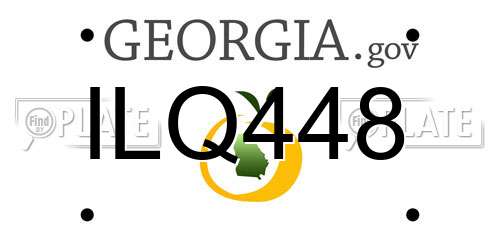 ILQ448 Georgia License Plate