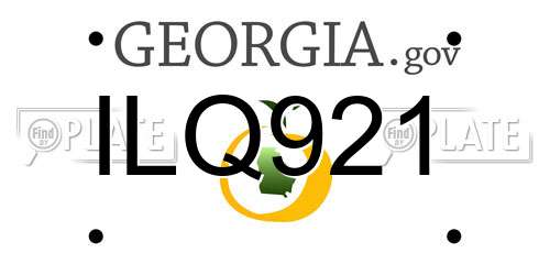 ILQ921 Georgia License Plate