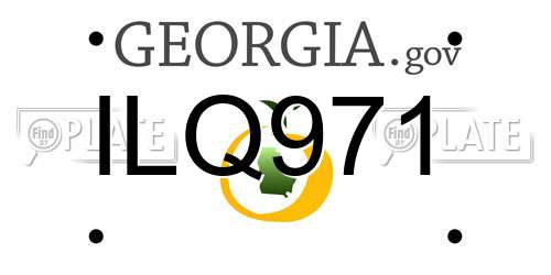 ILQ971 Georgia License Plate