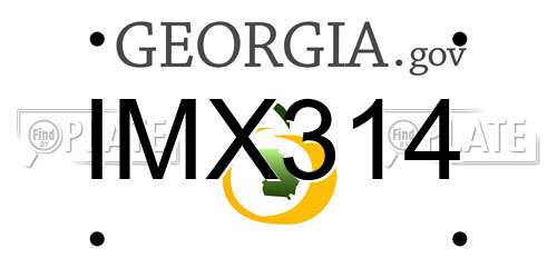 IMX314 Georgia License Plate