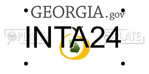 INTA24 Georgia License Plate