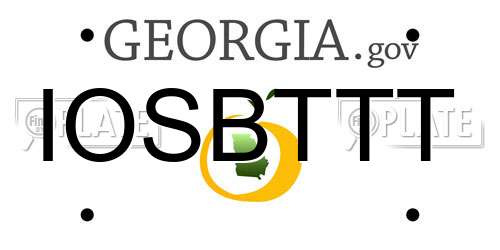 IOSBTTT Georgia License Plate
