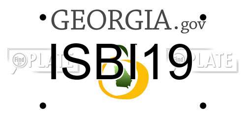 ISBI19 Georgia License Plate
