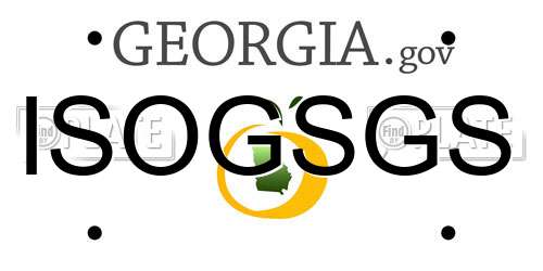 ISOGSGS Georgia License Plate