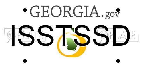 ISSTSSD Georgia License Plate