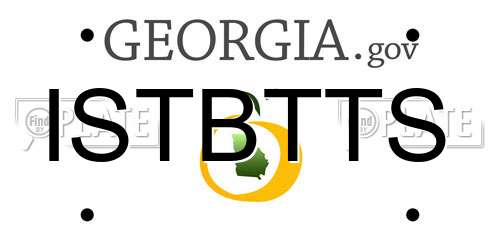 ISTBTTS Georgia License Plate