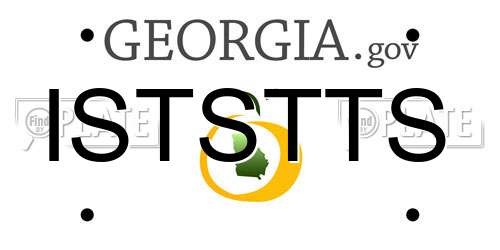ISTSTTS Georgia License Plate