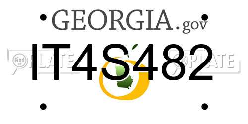 IT4S482 Georgia License Plate