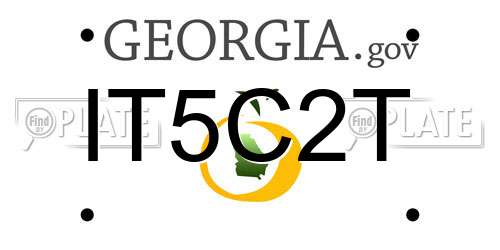 IT5C2T Georgia License Plate