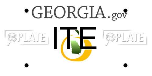 ITE Georgia License Plate
