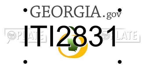 ITI2831 Georgia License Plate